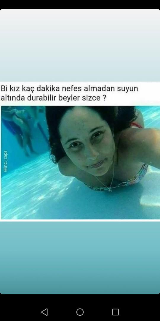 Su altında kaç saniye kalabilirsiniz?