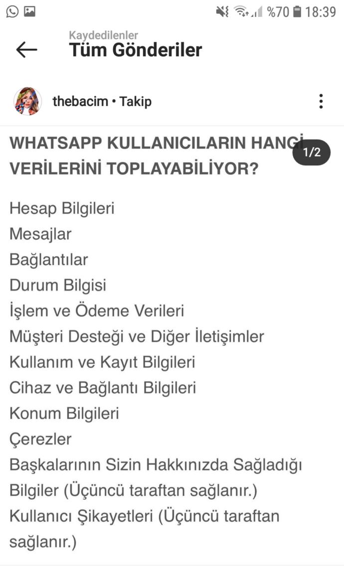 Whatsaap sözleşmesi olayını duymayan yoktur ne yapmayı düşünüyorsunuz?