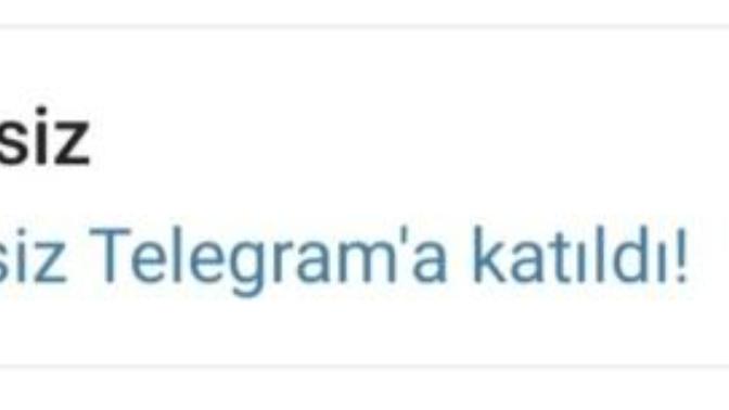 Eski sevgilim telegram açmış bildirim geldi yazasim geliyor ne yapmalıyım?