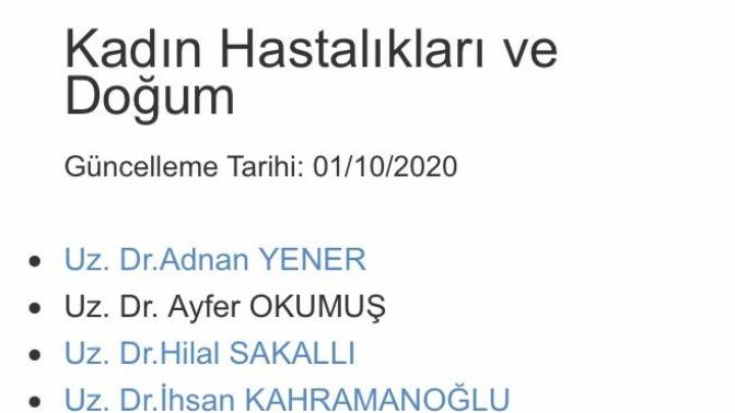 K. Maraş önerebileceğiniz kadın doğum uzmanı çok acil?