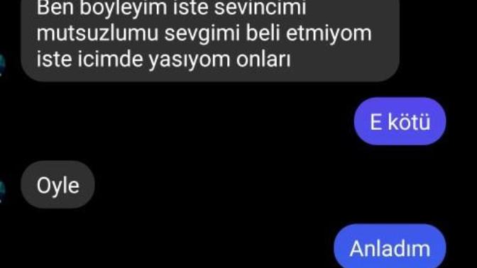 2 senedir bakarız diyorum bi türlü anlamıyor kırmadan niye laftan anlamaz ki bir insan ümit vericide hiç konuşmadım?