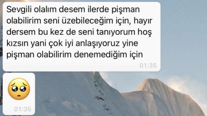 En yakın arkadasıma açıldım, bunu söyledi sizce ne olur?