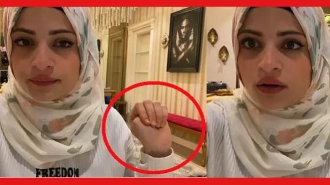 YouTuber kadın , son videosunda "Şiddete uğruyorum, yardım et" işareti yaptı. Ne düşünüyorsunuz?