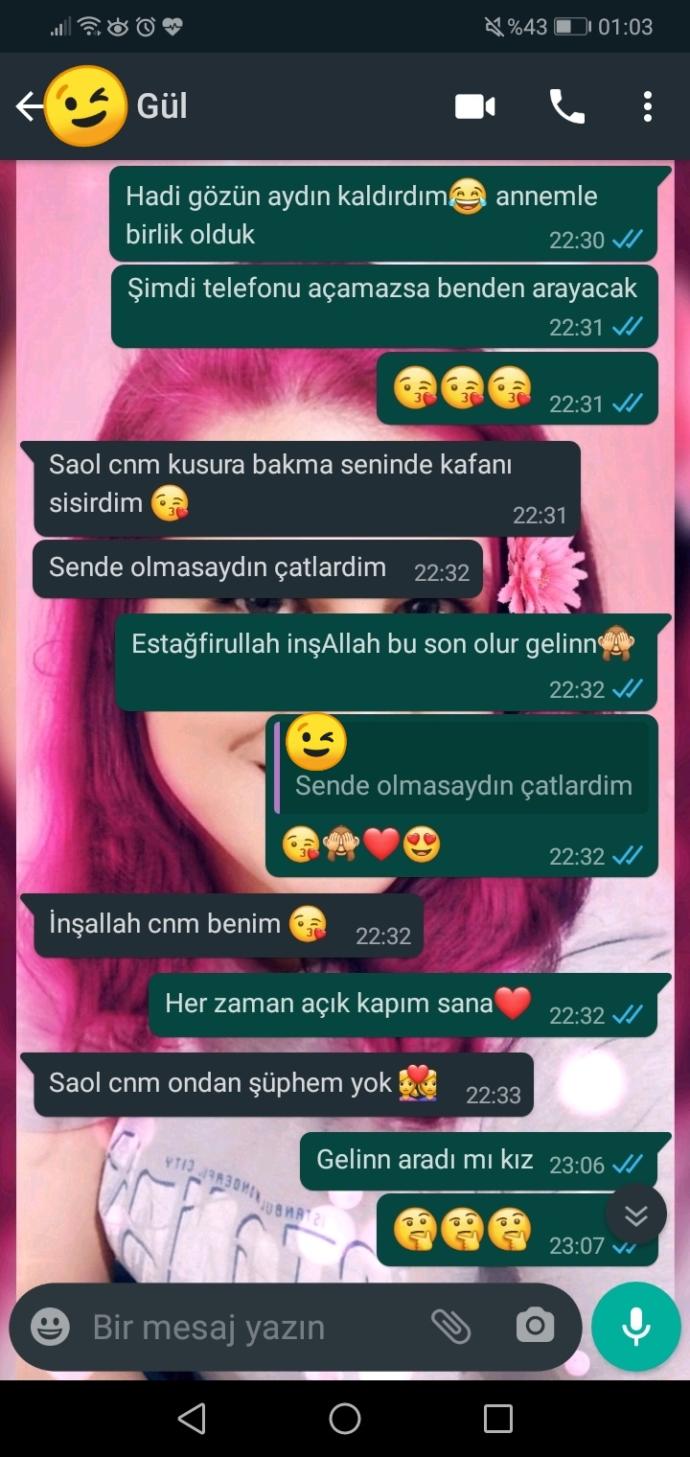 Görümcem yok ben görümceyim😁 Sevilmeyen görümceye benziyor muyum🤔😎