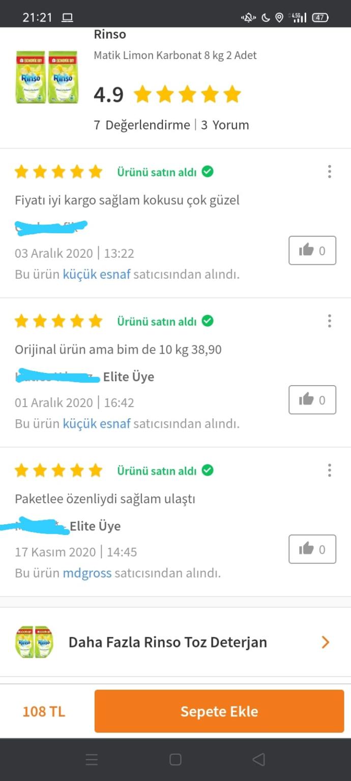 Kullanıcı yorumları