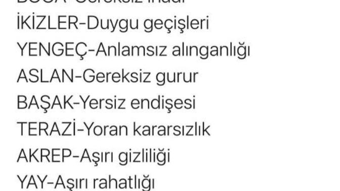 Acaba senin tuhaf yönün nedir?