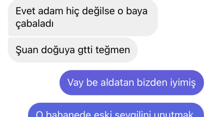 Flörtümden ayrıldım eski sevgilisine döndü acaba peşinden koşmamımı bekledi?