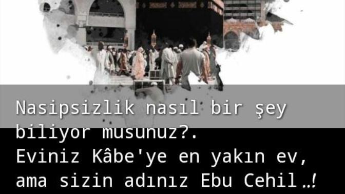 Size göre nasipsiz kimdir?