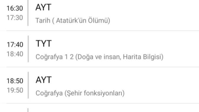 Yks Ders çalışma programım iyi mi sizce 1 haftalık yardım 🙏 ?