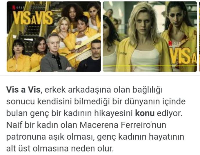 Vis a visinde devam dizisi var vis a vis oasis diye