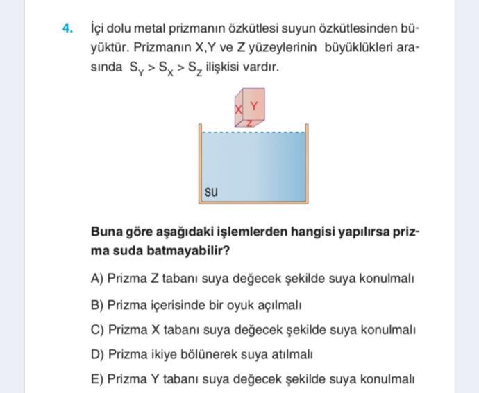 Fizik sorusu bakabilir misiniz?