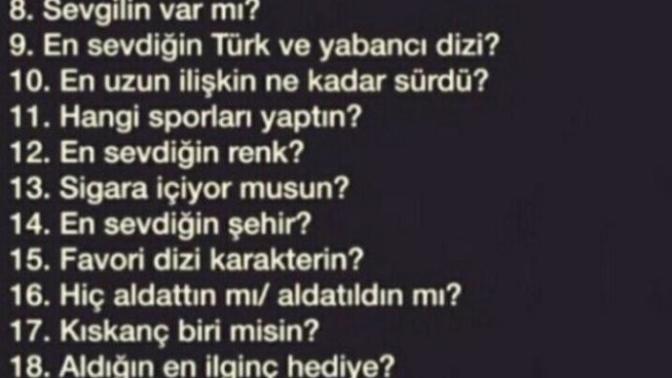 Elinizde bir uzun bir soru listesi var, sevgili veya eş adayınızı sınava tabii tutacaksınız. Hangi soruları sorarsınız?
