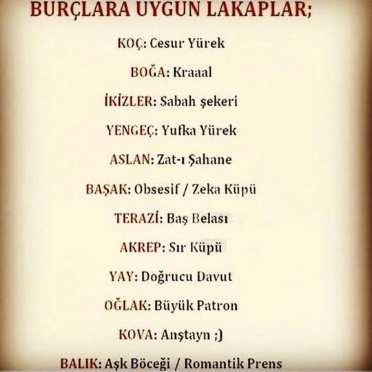 Acaba senin lakabın nedir?