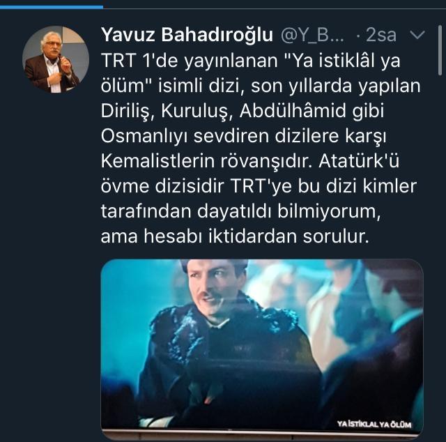 Yavuz Bahadıroğluna ne demek istersiniz?