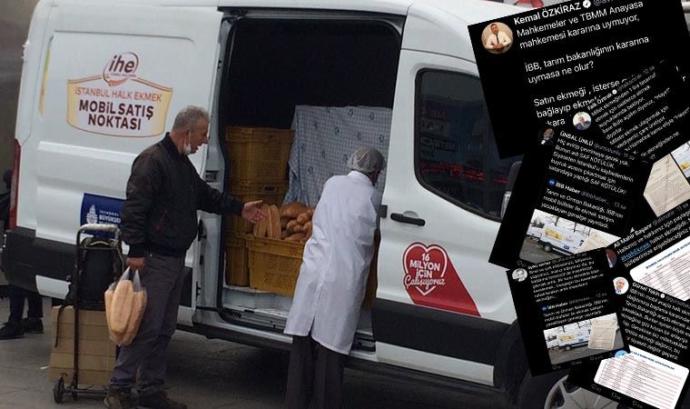 İstanbulda mobil ekmek büfelerini yasaklayan bakanlık gece yarısı sosyal medya baskısından çark etti! Ekmekle oynanır mı?
