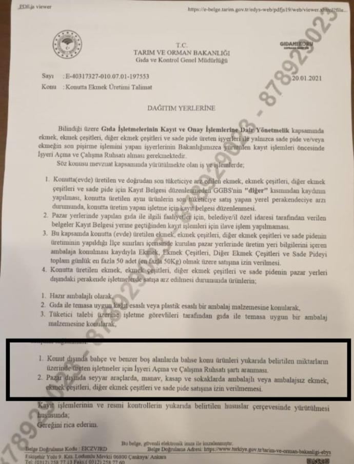 İstanbulda mobil ekmek büfelerini yasaklayan bakanlık gece yarısı sosyal medya baskısından çark etti! Ekmekle oynanır mı?