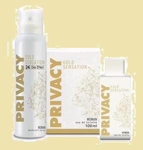 Privacy Gold Woman EDT Parfüm + Deodorant