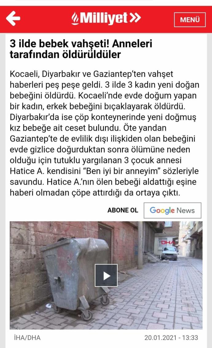 Kadınlar öldürülmemek için mi öldürmeye başladı?