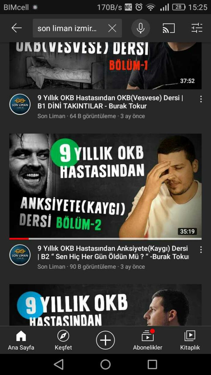 Sayi takıntısı, ölüm korkusu, anksiyete bozukluğu?