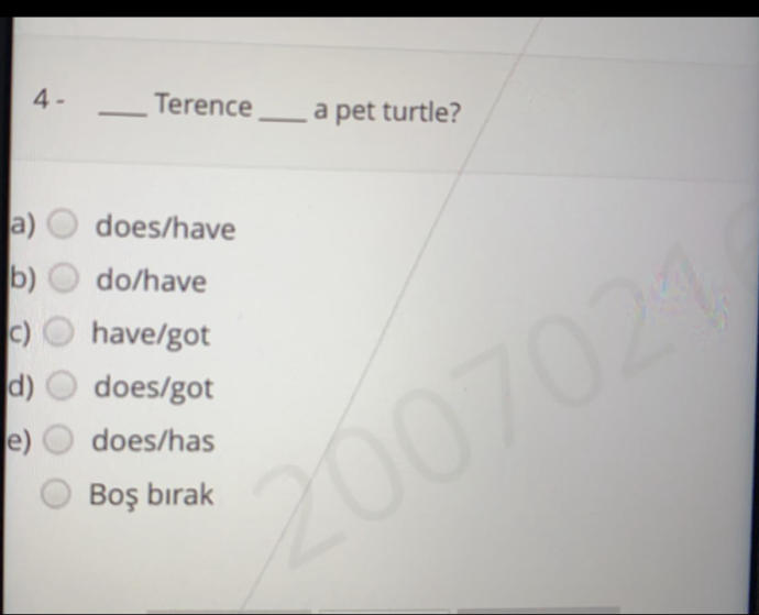 İngilizceniz iyise bu soruya bakar mısınız?