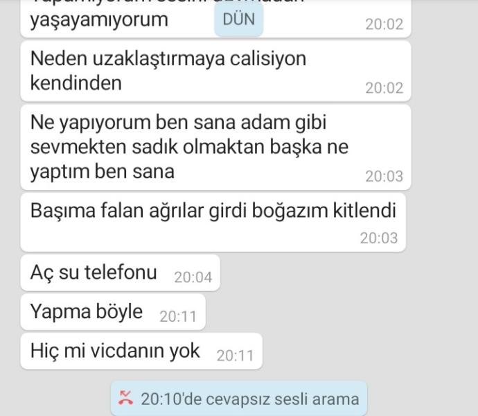 10 aylık sevgilimden ayrilamiyorum napicam?