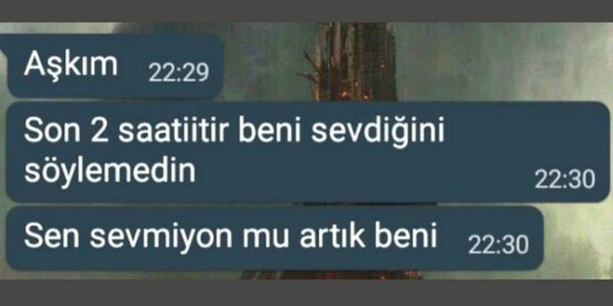 Sevgilinize çok sık seni seviyorum der misiniz?