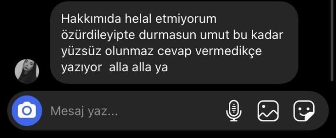 Sevgilim hakkını helal etmiyor?