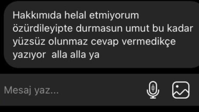 Sevgilim hakkını helal etmiyor?