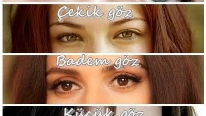 En güzel göz şekli ne sizce?