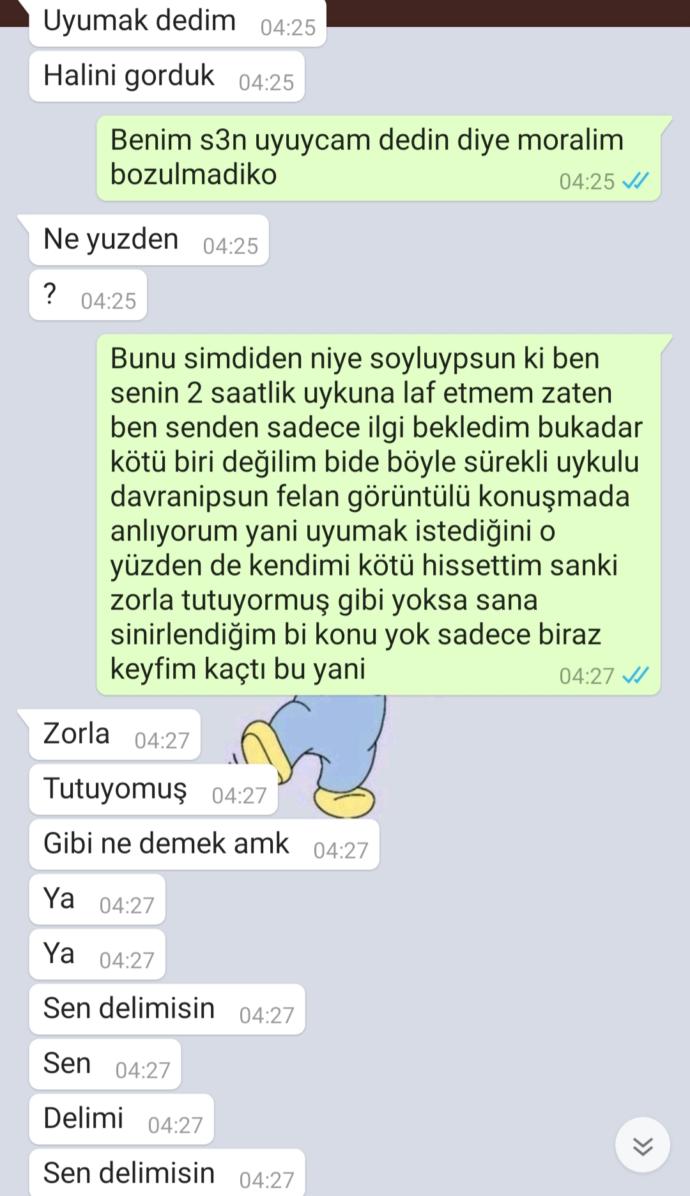 Sevgilimin konuşma tarzı normal mi kavga ederken kaybetme korkusu olan bi insan böyle konusurmu?