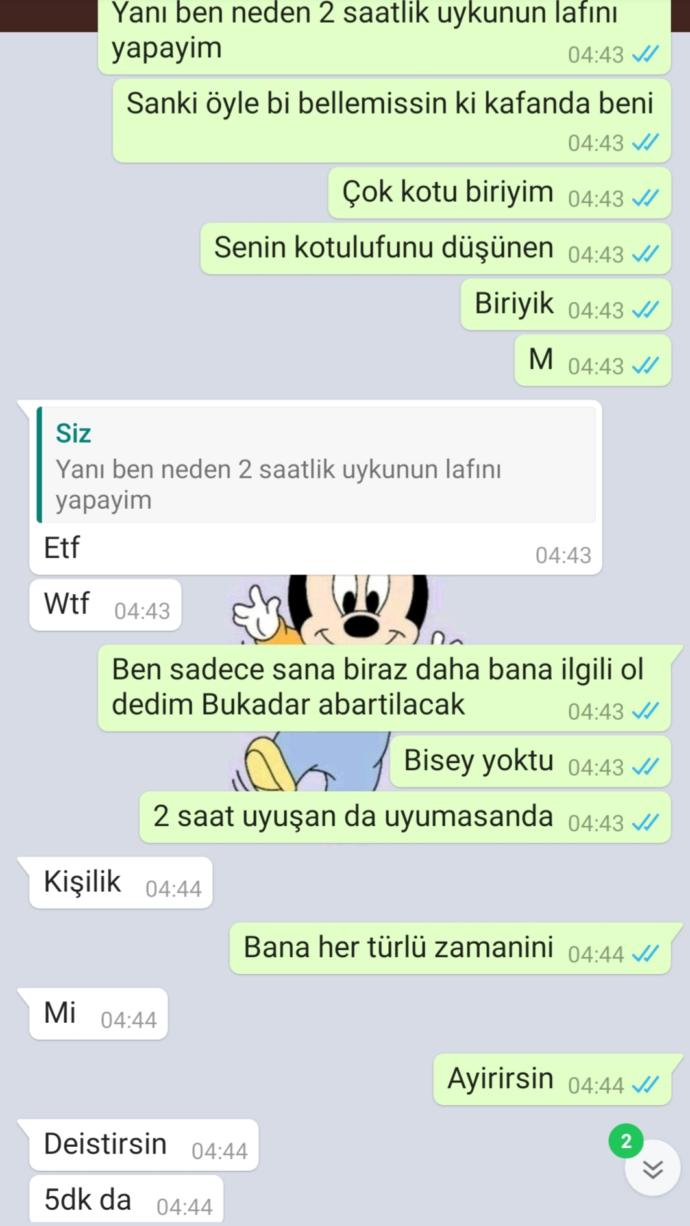 Sevgilimin konuşma tarzı normal mi kavga ederken kaybetme korkusu olan bi insan böyle konusurmu?