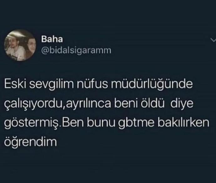 Sevgilinizden ayrıldıktan sonra size bir kötülük yaptı mı? Ya da siz ona bir kötülük yaptınız mı?