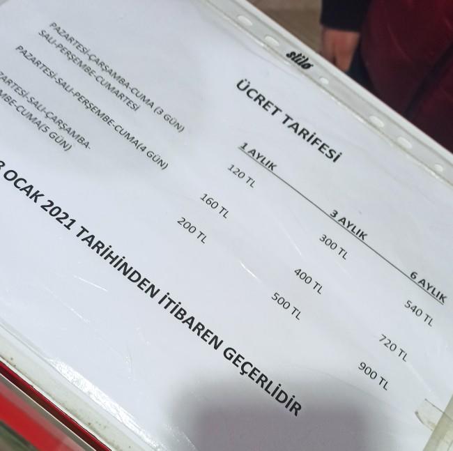 Spor salonu ücretleri hakkında ne düşünüyorsunuz?