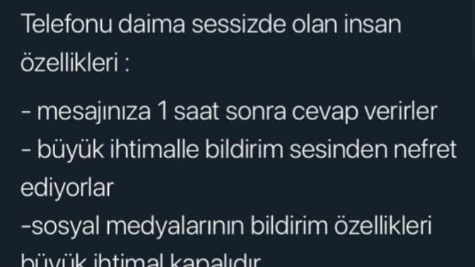 Telefonunuzun bildirim sesleri genelde açık mıdır sessiz de midir?