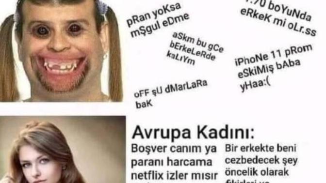 TC kızı vs Avrupa kızı, sizce doğru mu?