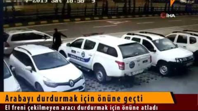 Aracınızın el frenini çekmeyi hiç unuttuğunuz oldu mu?