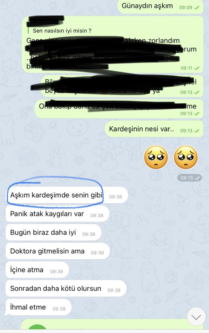 Sevgilimin morali bozuk, her gün üzülüyor - kardeşi hasta (anksiyete) ve bu durum beni de etkiliyor?
