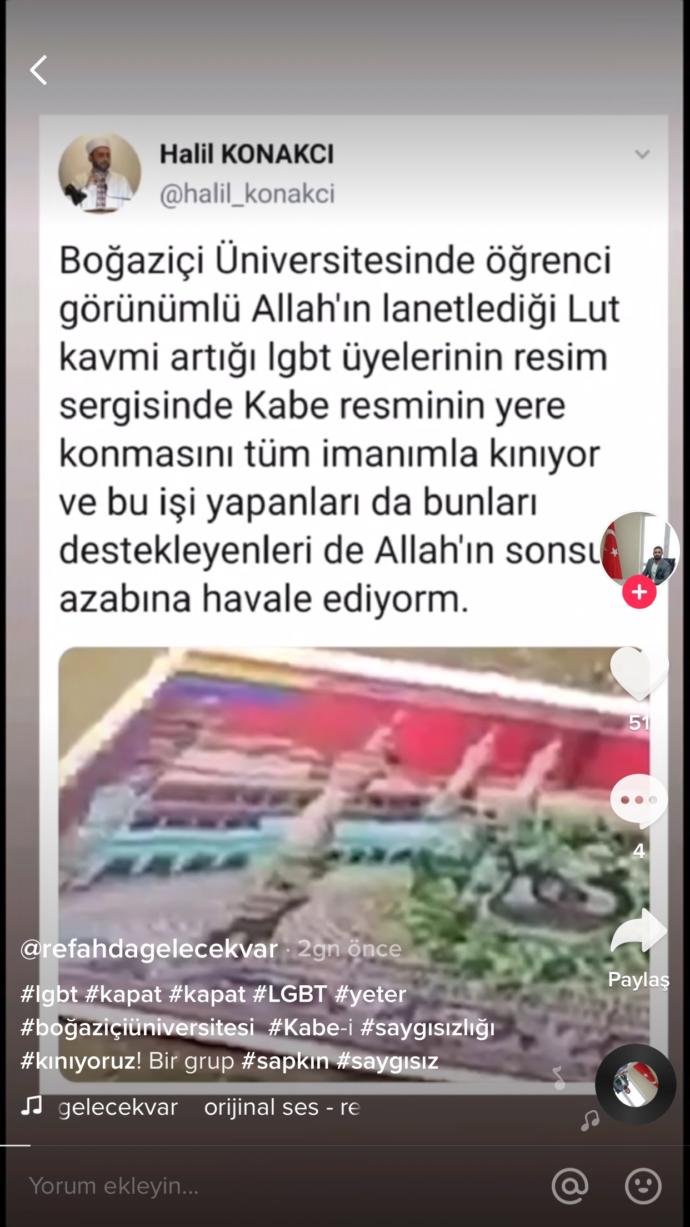 Boğaziçi Üniversitesinde Kabe fotoğrafı skandalı! 4 LGBTli gözaltında?