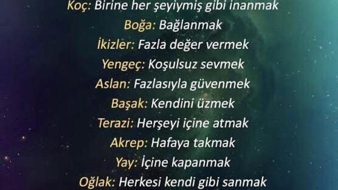 Burçlara göre yaptığımız hatalar neler?