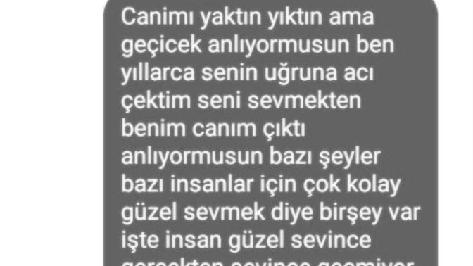 Sevdiğime veda mesajı nasıl olmuş 😔 EVLİ ben unutamadım yıllarca?