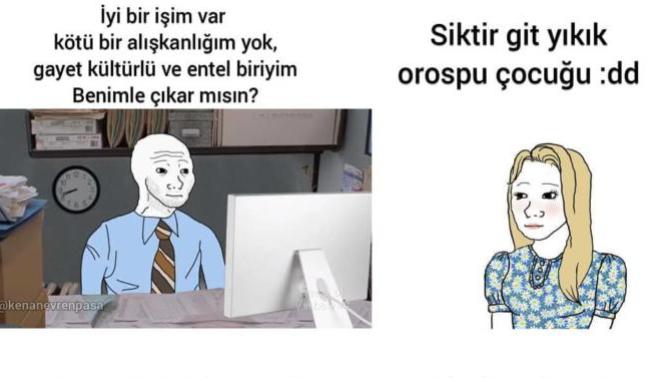 Türk kadını tam olarak bu görseldeki gibi değil midir? :) Ümitcan Uygun'a atılan aşk mesajlarını da hatırlayarak cevaplar mısınız?