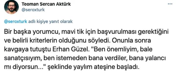 Clubhouseda önüne gelene küfür ettiği iddia edilen ünlü balet Erhan Güzel herkesi şaşırttı, düşünceniz nedir?