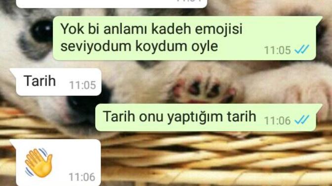 Eski esimle konuşmalarımız dikkatlice okurmusunuz? Yorum istiyorum sizce derdi ne?