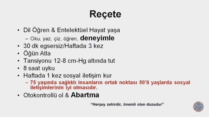 Kaliteli bir yaşamın sırrı nelerdir?