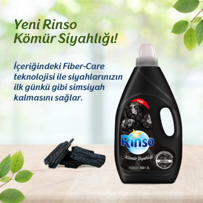 Rinso Kömür Siyahlığı Sıvı Deterjan