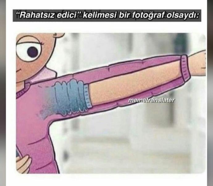 Rahatsız edici kelimesi bir fotoğraf olsaydı?