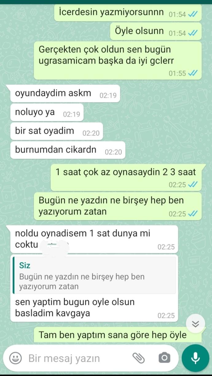 Sizce çok mu abart mışım yoksa haklı mıyım?