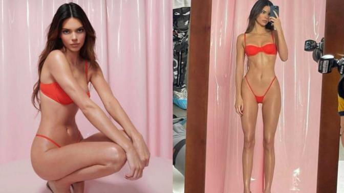 Kendall Jenner, şahane fiziğiyle ortalığı yaktı. Siz hala kalorili yiyecekler yemeye devam mı?