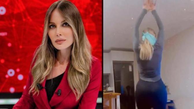 Habertürk TV spor spikeri Hande Sarıoğlu İnstagram'da dans videosu paylaştığı için istifa ettirildi! Bu ülkeden memnun musunuz?