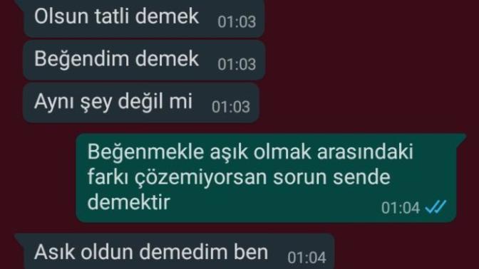Sevgilim mi haklı ben mi?